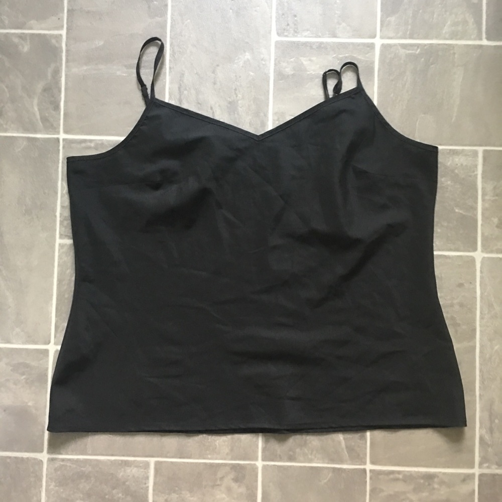 Black tank top